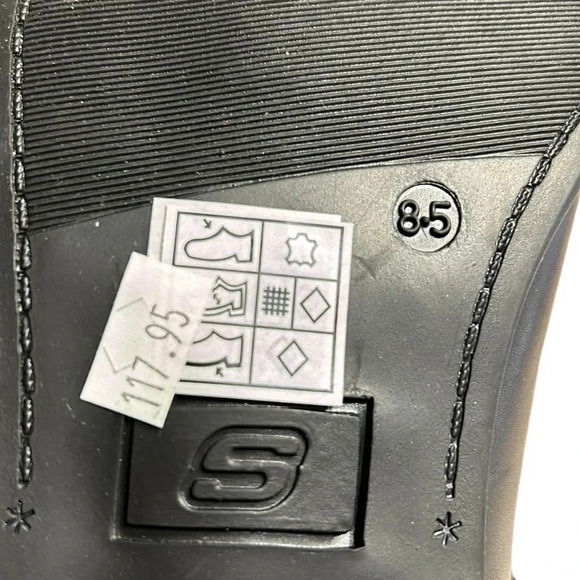 Sketchers shoes,men leather,black, NEW! Oxford,classic fit,air cooled ,204850 - Picture 10 of 16